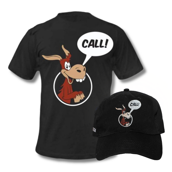 Donkey Shirt & Cap in Black Bundle