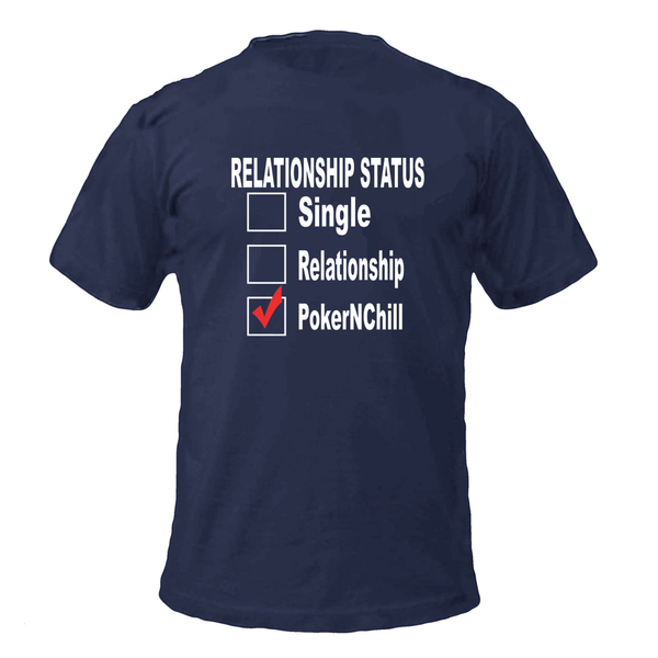 Relationship Status Navy Shirt