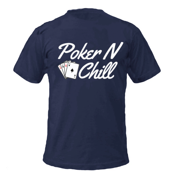 PokerNChill Logo Navy Shirt