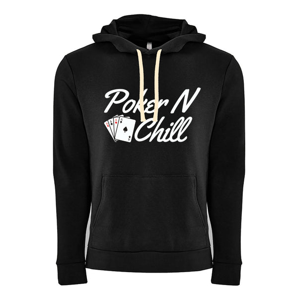 PokerNChill Pullover Hoodie Black
