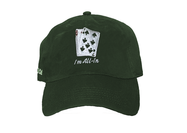 I'm All In 7/2 Dad Cap Green