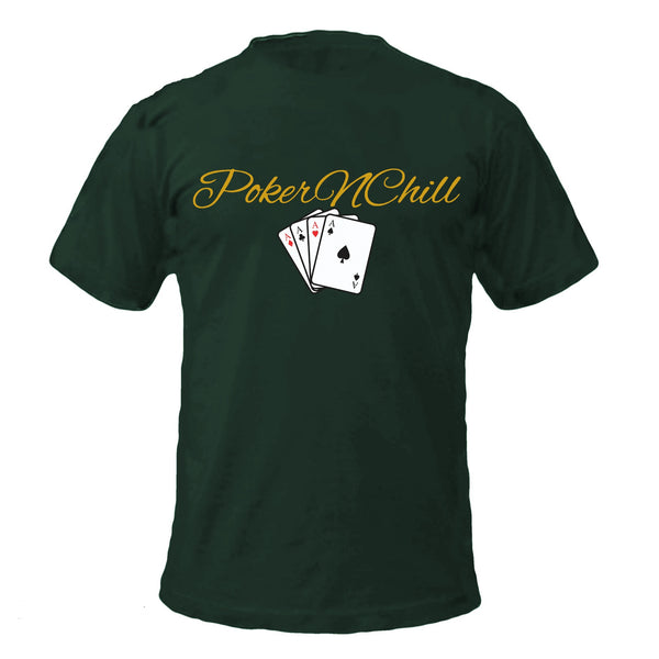 PokerNChill Forest Green Shirt